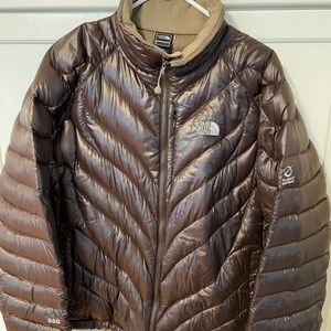 Brown The North Face Down Jacket